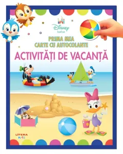Coperta cărții Disney bebe. Prima mea carte cu autocolante. Activitati de vacanta