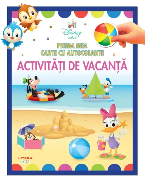 Coperta cărții Disney bebe. Prima mea carte cu autocolante. Activitati de vacanta