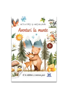 Coperta cărții Aventuri la munte - Activitati si abtibilduri