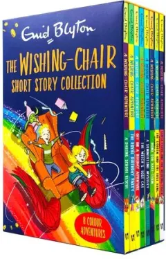Coperta cărții The Wishing-Chair Short Story Collection 8 Books Box Set By Enid Blyton(Off on a Holiday Adventure, The Royal Birthday Party, A Daring School Rescue, The Witch's Lost Cat, Home for Half-Term and MORE!)