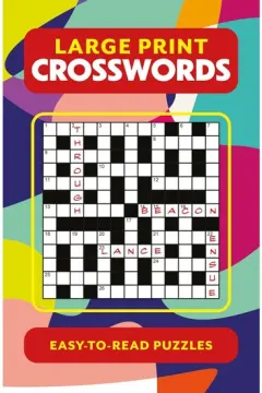 Coperta cărții Large Print Crosswords