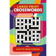 Coperta cărții Large Print Crosswords