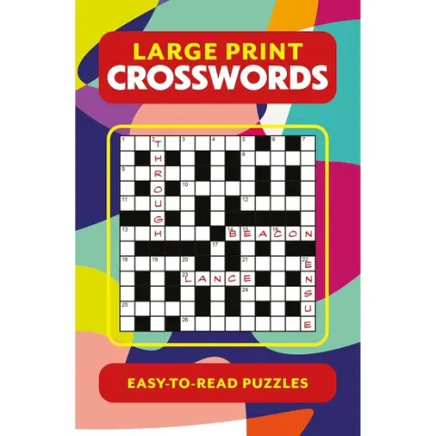 Coperta cărții Large Print Crosswords
