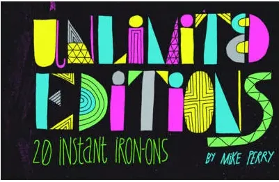 Coperta cărții Unlimited Editions: 20 Instant Iron-On Decals Perry