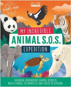 Coperta cărții Animals Explorer Book and Model Kit