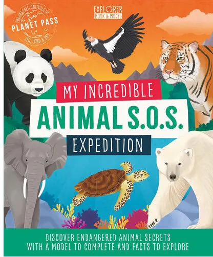 Coperta cărții Animals Explorer Book and Model Kit
