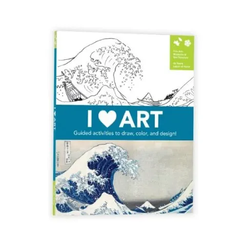 Coperta cărții I Heart Art Activity Journal, Mudpuppy, Abigail Halpin