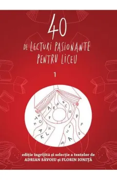 Coperta cărții 40 de lecturi pasionante pentru liceu (clasa a IX-a)