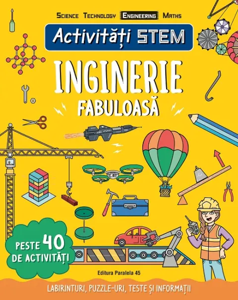 Coperta cărții Activități STEM: Inginerie fabuloasă