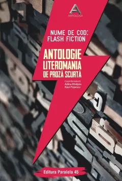Coperta cărții Nume de cod: Flash fiction. Antologie literomania de proza scurta - Adina Dinitoiu, Raul Popescu