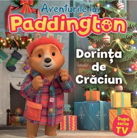 Coperta cărții Aventurile lui Paddington: Dorința de Crăciun