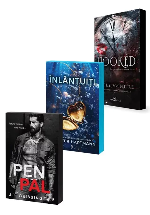 Coperta cărții Pachet Pen Pal + Inlantuiti + Hooked. Set 3 carti