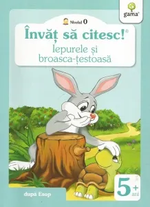 Coperta cărții Invat sa citesc! Nivelul 0. Iepurele si broasca-testoasa