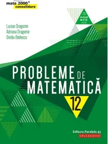 Coperta cărții Probleme de matematica pentru clasa a XII-a