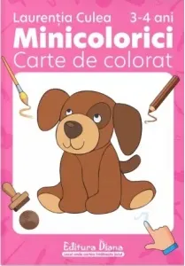 Coperta cărții Minicolorici. Carte de colorat 3-4 ani