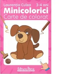 Coperta cărții Minicolorici. Carte de colorat 3-4 ani