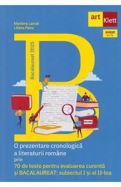 Coperta cărții Bacalaureat 2025. 70 de teste pentru evaluarea curenta si BAC - Marilena Lascar, Liliana Paicu