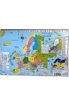 Coperta cărții Harta de perete: Europa. Pliata