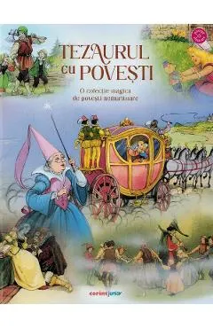 Coperta cărții Tezaurul cu povesti. O colectie magica de povesti nemuritoare