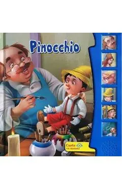 Coperta cărții Pinocchio. Carte cu sunete