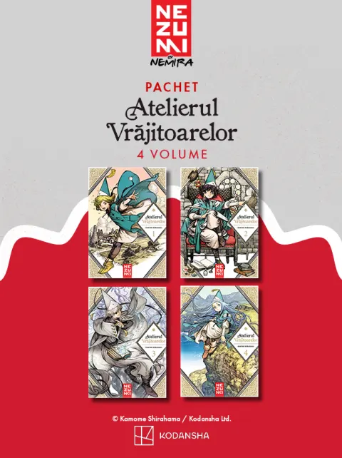 Coperta cărții Pachet Atelierul vrajitoarelor 4 vol.