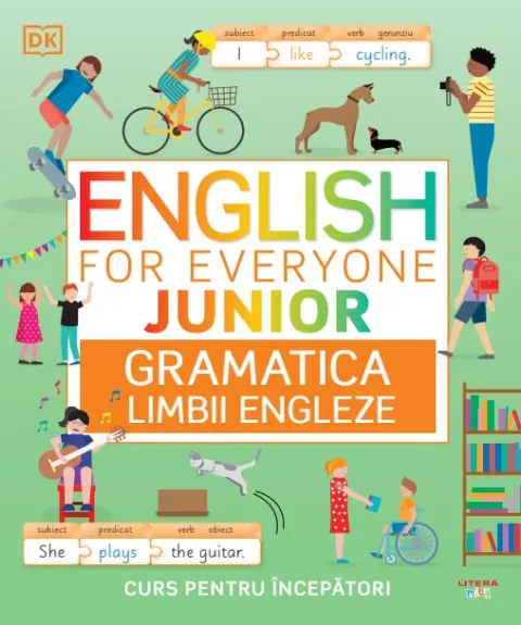Coperta cărții English for Everyone Junior. Gramatica limbii engleze. Curs pentru incepatori