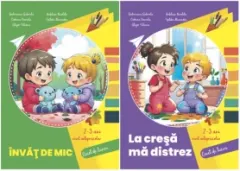 Coperta cărții Set 2 carti Nivel anteprescolar 2-3 ani: 1. Invat de mic; 2. La cresa ma distrez (editie 2025)