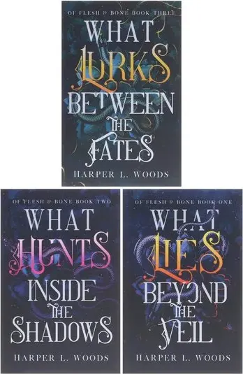 Coperta cărții Of Flesh & Bone Series By Harper L. Woods