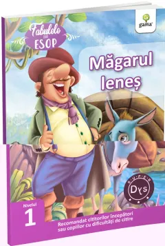 Coperta cărții Magarul lenes. Fabulele lui Esop: Nivelul 1