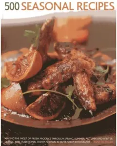 Coperta cărții 500 Seasonal Recipes