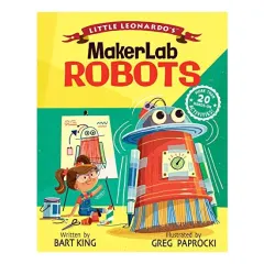 Coperta cărții Little Leonardo's MakerLab - Robots