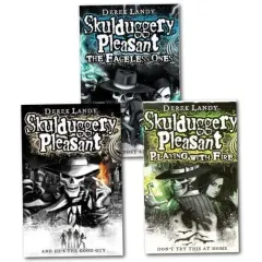 Coperta cărții Skulduggery Pleasant, Book 1-3: Skulduggery Pleasant; Playing With Fire; The Faceless Ones