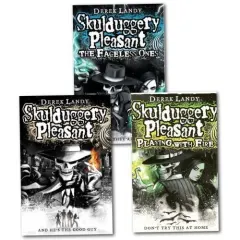 Coperta cărții Skulduggery Pleasant, Book 1-3: Skulduggery Pleasant; Playing With Fire; The Faceless Ones