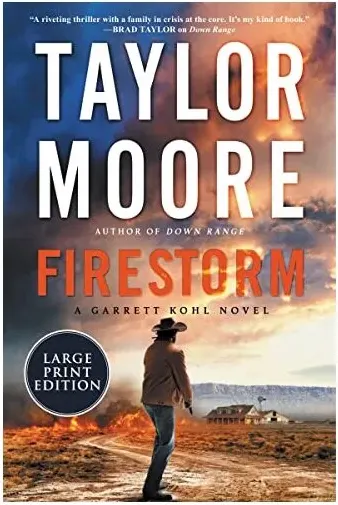 Coperta cărții Firestorm, Taylor Moore