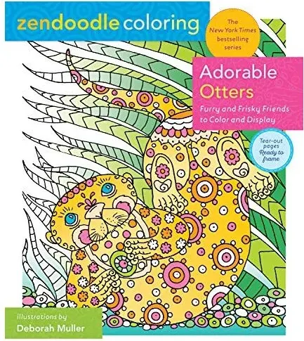 Coperta cărții Zendoodle Coloring : Adorable Otters