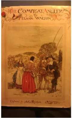 Coperta cărții The compleat angler, or, The contemplative man's recreation, Izaak Walton