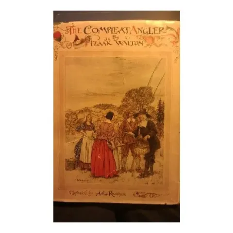 Coperta cărții The compleat angler, or, The contemplative man's recreation, Izaak Walton