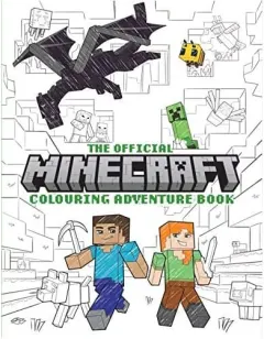 Coperta cărții The Official Minecraft Colouring Adventures Book