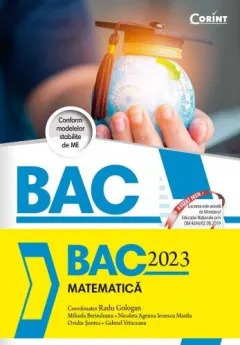Coperta cărții Bacalaureat 2023. Matematică