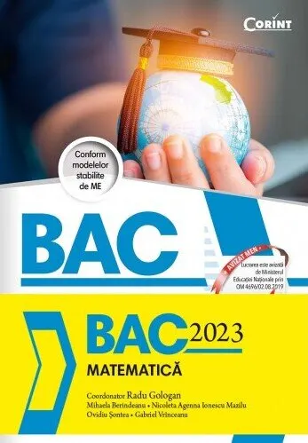 Coperta cărții Bacalaureat 2023. Matematică