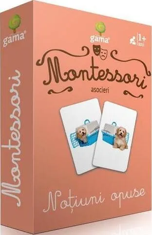 Coperta cărții Montessori. Asocieri - Noțiuni opuse
