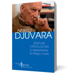 Coperta cărții Răspuns criticilor mei și neprietenilor lui Negru Vodă