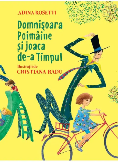Coperta cărții Domnișoara Poimâine și joaca de-a Timpul