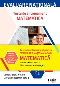 Coperta cărții Evaluare națională 2024. Matematică. Teste de antrenament