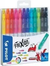 Coperta cărții Set carioci Pilot Frixion Colors, 12 bucati