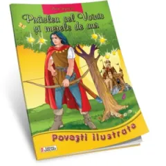 Coperta cărții Praslea cel Voinic si merele de aur (Povesti ilustrate - format A4)