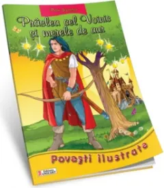 Coperta cărții Praslea cel Voinic si merele de aur (Povesti ilustrate - format A4)