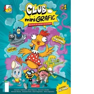 Coperta cărții Revista de benzi desenate Club miniGrafic nr.1