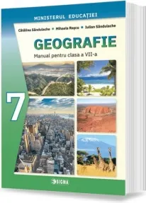 Coperta cărții Geografie. Manual pentru clasa a VII-a