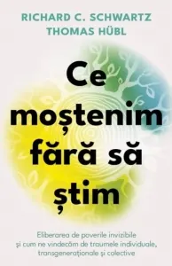 Coperta cărții Ce mostenim fara sa stim. Eliberarea de poverile invizibile si cum ne vindecam de traumele individuale, transgenerationale si colective